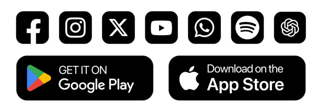 应用商店下载按钮