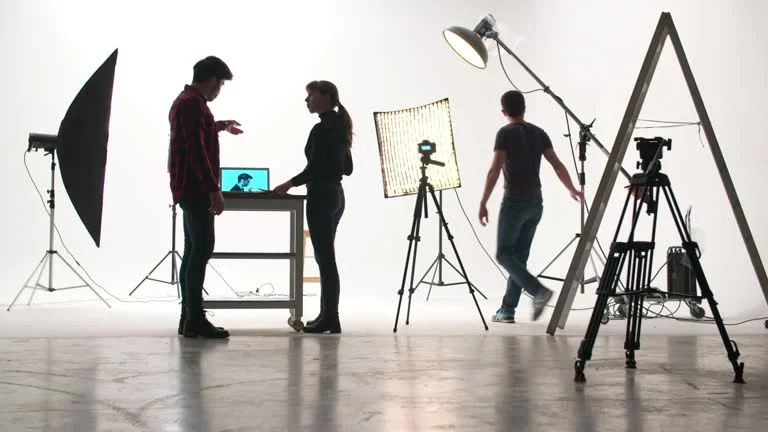 星耀传媒拍摄现场幕后照片